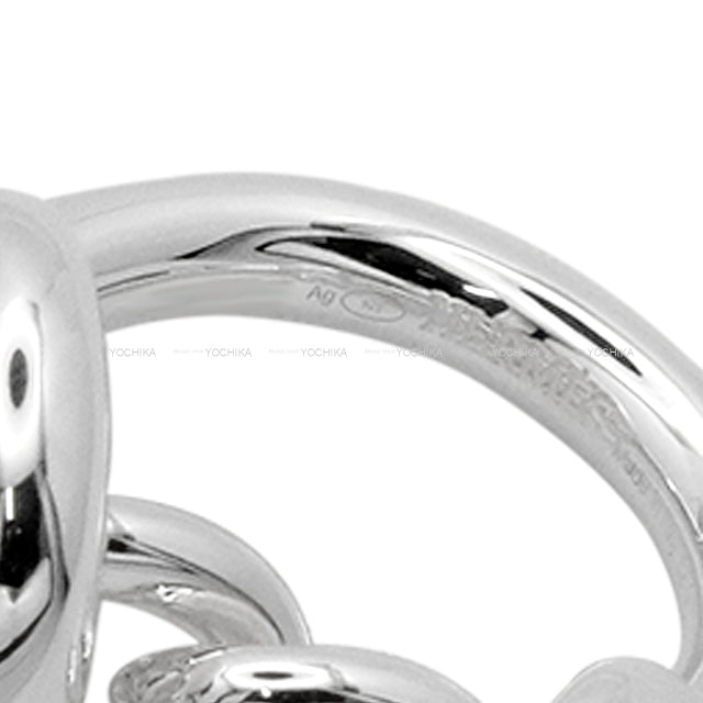 HERMES ring Croisette Silver Silver925 (SV925 Ag925) #52[EXCELLENT][Authentic]