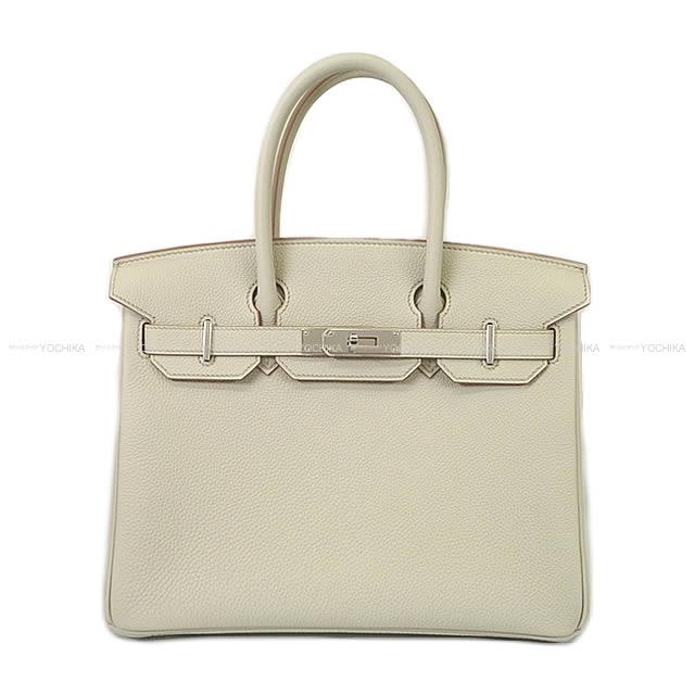 HERMES Handbag Birkin30 Beton Veau Togo Silver HW Stamp B[BRAND NEW][Authentic]