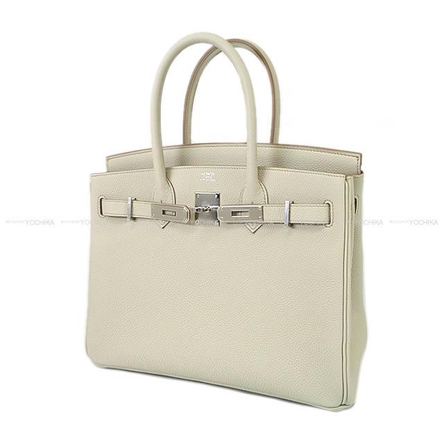 HERMES Handbag Birkin30 Beton Veau Togo Silver HW Stamp B[BRAND NEW][Authentic]