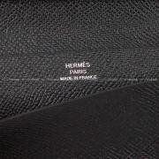 HERMES long wallet MC2 Fleming Bi-fold Noir (Black) Veau Epsom Stamp B[BRAND NEW][Authentic]