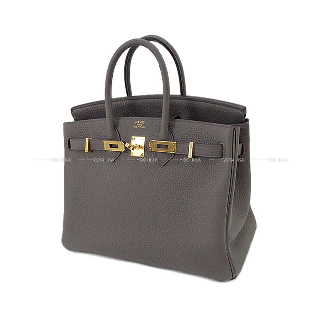 HERMES Handbag Birkin25 Etain Veau Togo Gold HW Stamp U[BRAND NEW][Authentic]