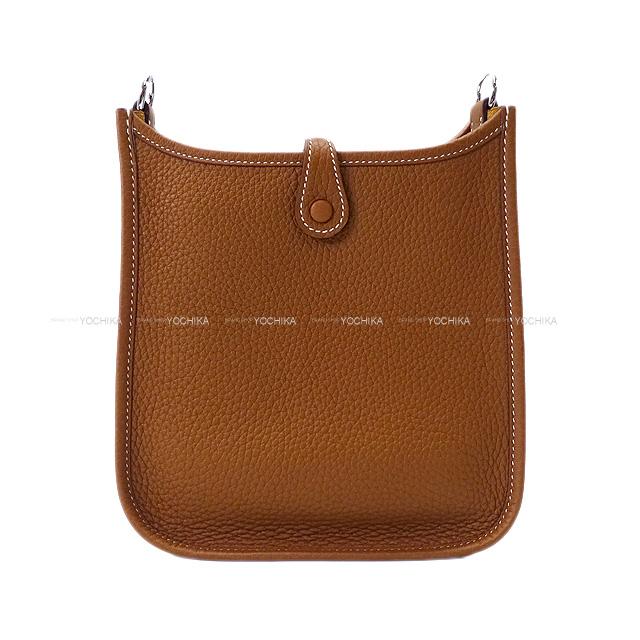 HERMES Shoulder bag Evelyne 16 TPM Gold Taurillon Leather Silver HW Stamp B[BRAND NEW][Authentic]