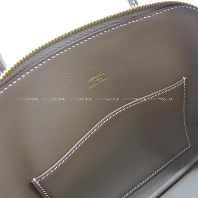 HERMES Shoulder bag Bolide1923 25 Etoupe Veau Epsom Gold HW Stamp U[BRAND NEW][Authentic]