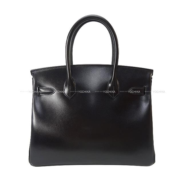 HERMES Handbag Birkin30 Noir (Black) Box Calf Gold HW Stamp B[BRAND NEW][Authentic]