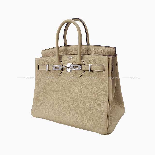 HERMES Handbag Birkin25 Verso Trench/Bougainvillier Veau Togo Silver HW Stamp U[BRAND NEW][Authentic]