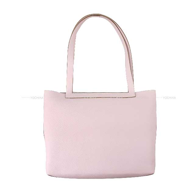 HERMES tote bag Cabasellier 31 Mauve Pale Taurillon Clemence Stamp U[EXCELLENT][Authentic]