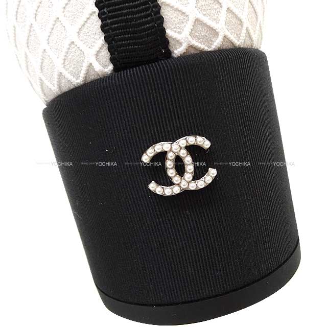 2023 SS NEW CHANEL pumps COCO mark ribbon mesh mary jane socks #38 Blanc (White)/Noir (Black) Suede kid skin G40097[BRAND NEW][Authentic]