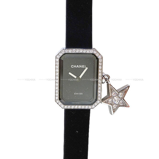 2023 SS CHANEL Watches Premiere lucky star 0.3ct Noir (Black) Stainless steel/Diamond Silver HW H7943[BRAND NEW][Authentic]