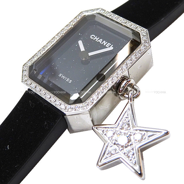 2023 SS CHANEL Watches Premiere lucky star 0.3ct Noir (Black) Stainless steel/Diamond Silver HW H7943[BRAND NEW][Authentic]