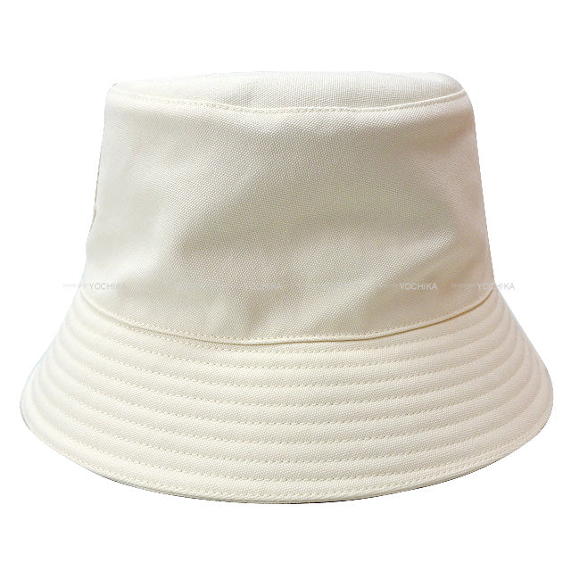 2023 SS NEW HERMES hat bucket hat Gene Sunshine #58 Ecru Cotton100%[BRAND NEW][Authentic]