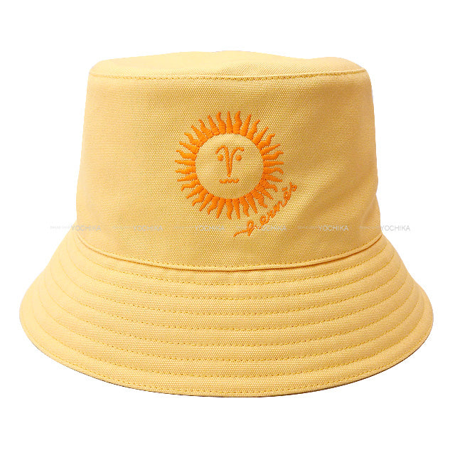 2023 SS NEW HERMES hat bucket hat Gene Sunshine #57 melon Cotton100%[BRAND NEW][Authentic]