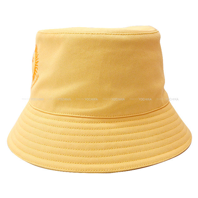 2023 SS NEW HERMES hat bucket hat Gene Sunshine #57 melon Cotton100%[BRAND NEW][Authentic]