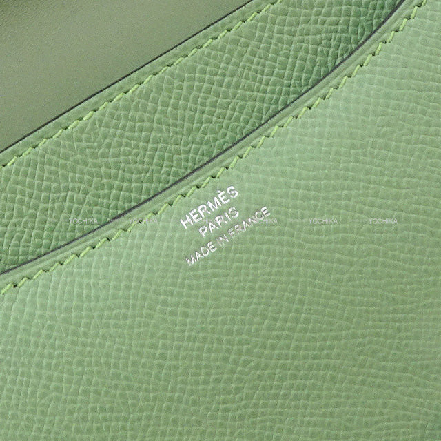 [Pre-loved] HERMES Shoulder bag Constance 3 18 Vert criquet Veau Epsom Silver HW Stamp U[LIKE NEW][Authentic]