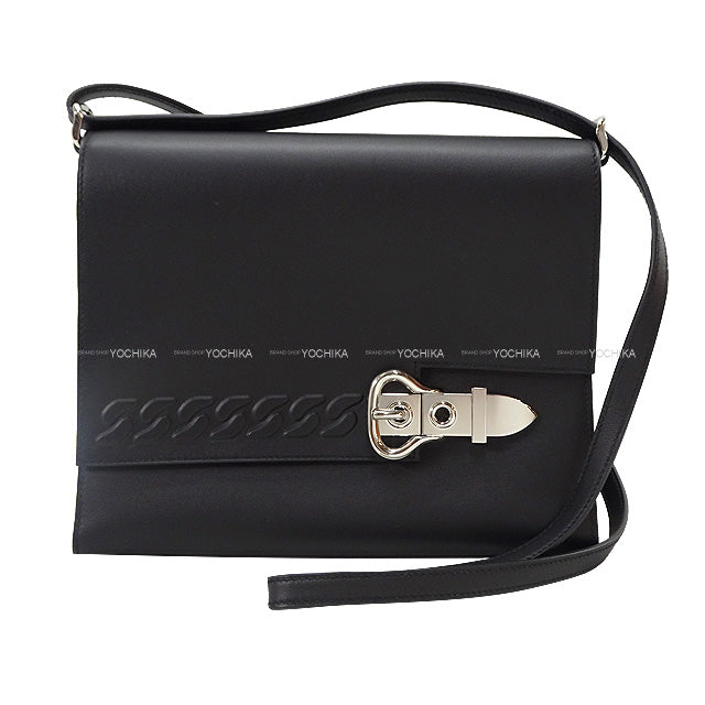 HERMES Shoulder bag Boucle Sellier Noir (Black) Veau Swift Silver HW Stamp B[BRAND NEW][Authentic]