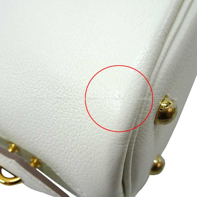 [Pre-loved] HERMES Shoulder bag Bolide1923 25 Verso Mushroom/Biscuit Evercolor Gold HW Stamp U[LIKE NEW][Authentic]