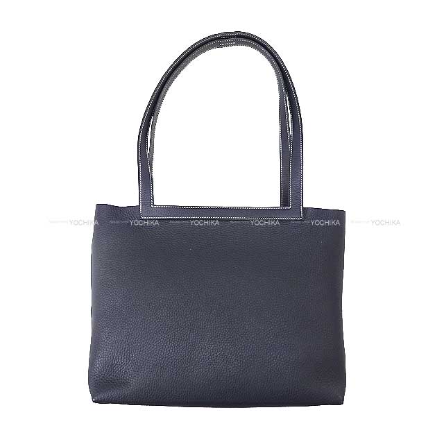 [Pre-loved] HERMES tote bag Cabasellier 31 Bleu Nuit Taurillon Clemence Stamp Z[LIKE NEW][Authentic]