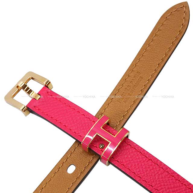 HERMES belt Pop H 15 #85 Rose Mexicoe Veau Epsom Rose Gold HW Stamp Y[EXCELLENT][Authentic]