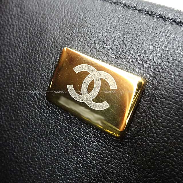 2023 AW NEW Mediatore CHANEL Clutch bag Ribbon Matelasse Chain Noir (Black) Satin Champagne Gold HW AS4098[BRAND NEW][Authentic]