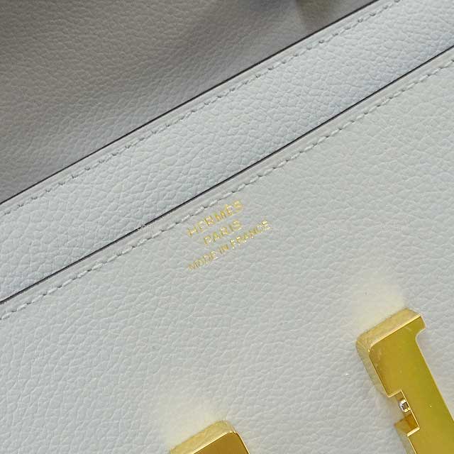 HERMES long wallet Constance Long wallet To Go Bleu Glacier Evercolor Gold HW Stamp B[BRAND NEW][Authentic]