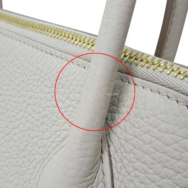 [Pre-loved] HERMES Shoulder bag Bolide31 Beton Taurillon Clemence Gold HW Stamp Y[LIKE NEW][Authentic]