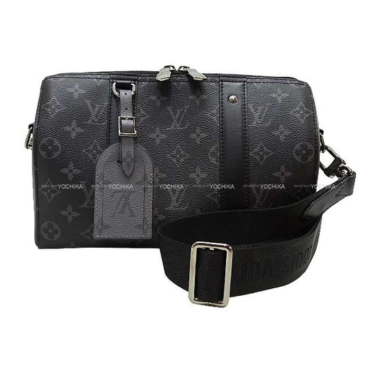 LE JOUR Shoulder bag City keepall Monogram Eclipse Silver HW M45936[EXCELLENT][Authentic]