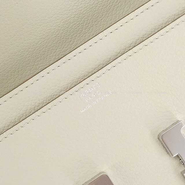 HERMES long wallet Constance Long wallet To Go Beton Evercolor Silver HW Stamp B[BRAND NEW][Authentic]