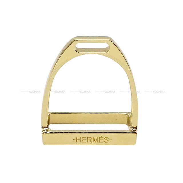 2020 AW HERMES Scarf ring 90 Armor type Etrier Gold Gold HW[BRAND NEW][Authentic]