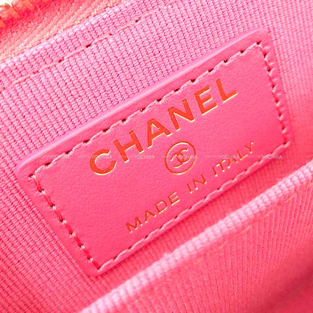 CHANEL change purse Matelasse Coco Mark Heart Pink Lambskin Mat Gold HW AP3294[BRAND NEW][Authentic]