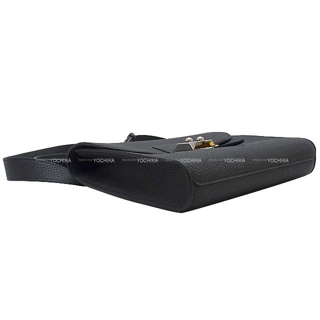 HERMES Messenger bag Sac a depeches 21 Etriviere Noir (Black) Veau