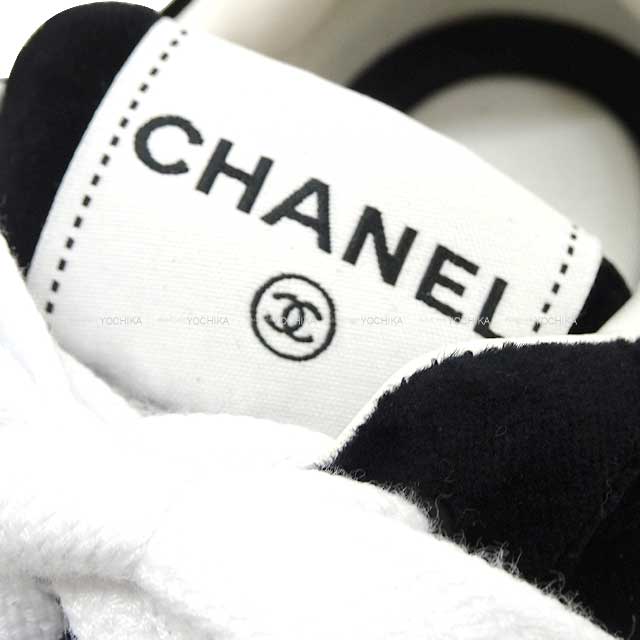 2023 NEW CHANEL sneakers COCO Mark Lowcut #37 Noir (Black) Velvet/Suede cal #37 G45208[BRAND NEW][Authentic]