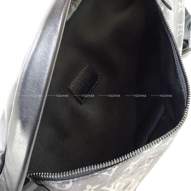 LOUIS VUITTON body bag Monogram Galaxy Discovery Bum Bag Black/Gray Monogram Galaxy Mat Black Hardware M44444[EXCELLENT][Authentic]