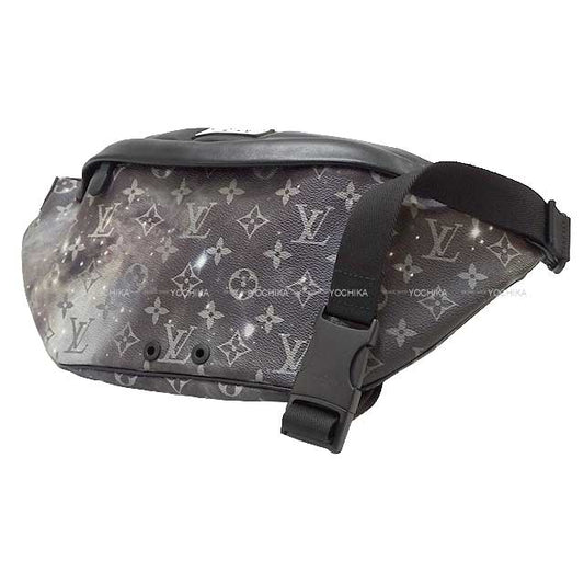 LOUIS VUITTON body bag Monogram Galaxy Discovery Bum Bag Black/Gray Monogram Galaxy Mat Black Hardware M44444[EXCELLENT][Authentic]