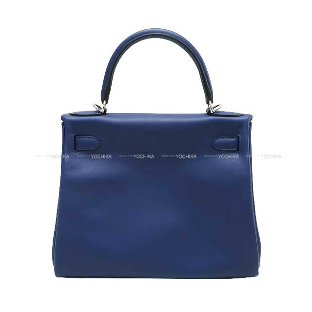 HERMES Shoulder bag Kelly28 Retourne Personal Order Bleu Saphir/Gold Veau Swift Silver HW Stamp B[BRAND NEW][Authentic]