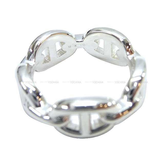 HERMES ring Chaine D'ancre Enchainee PM #52 Silver Silver925 Silver HW[BRAND NEW][Authentic]