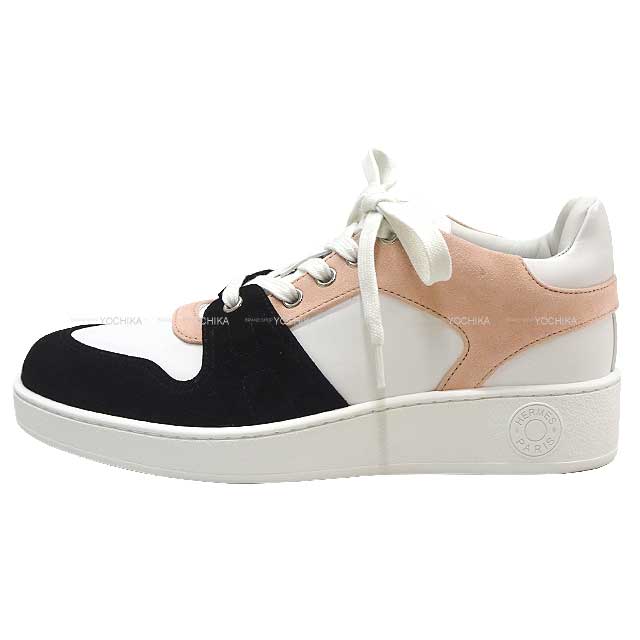 2022 AW HERMES sneakers Free #37 Multicolor/Rose Opamillion Calf/Chevre Velois #37[EXCELLENT][Authentic]