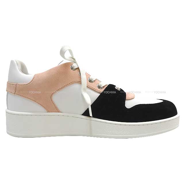 2022 AW HERMES sneakers Free #37 Multicolor/Rose Opamillion Calf/Chevre Velois #37[EXCELLENT][Authentic]