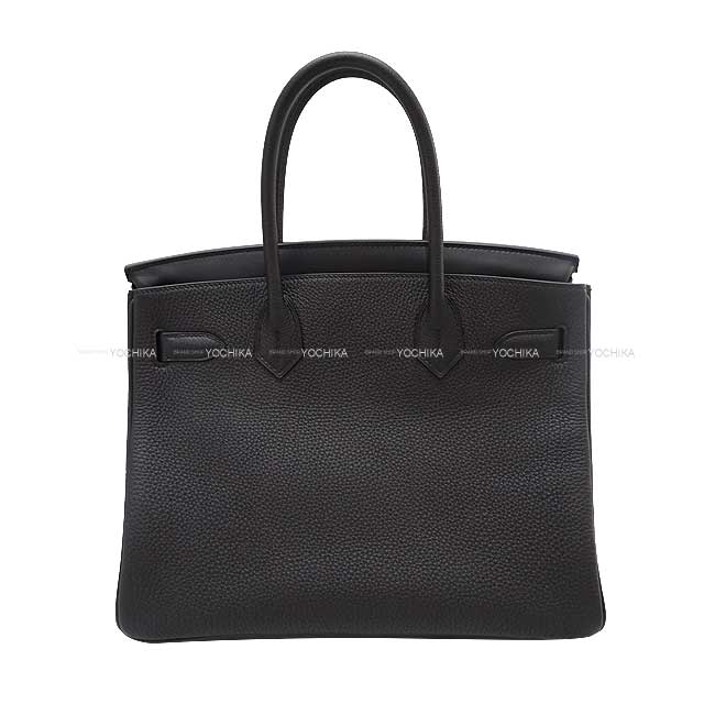 2021AW HERMES Handbag Birkin30 3EN1 (3in1) Noir (Black) Veau Togo/Veau Swift/Toile GM Silver HW Stamp B[BRAND NEW][Authentic]