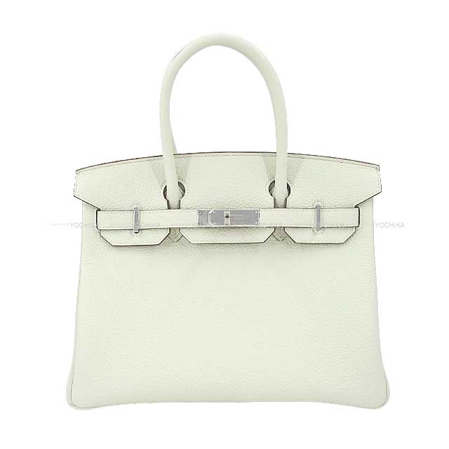 HERMES Handbag Birkin30 Mushroom Veau Togo Silver HW Stamp B[BRAND NEW][Authentic]