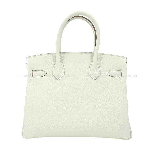 HERMES Handbag Birkin30 Mushroom Veau Togo Silver HW Stamp B[BRAND NEW][Authentic]