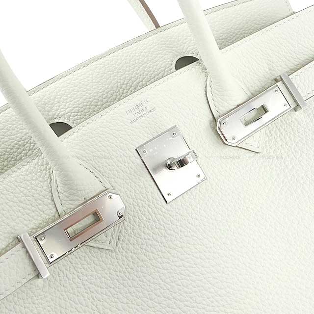 HERMES Handbag Birkin30 Mushroom Veau Togo Silver HW Stamp B[BRAND NEW][Authentic]