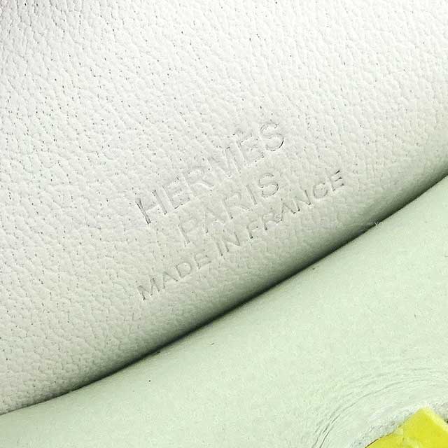 HERMES bag charm Rodeo Pegasus MM Vert Fizz/Lime/Craie Agneau Milo/Veau Swift Stamp B[BRAND NEW][Authentic]