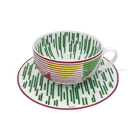 HERMES tableware Tea Cup Hippomobile Cup＆saucer[BRAND NEW][Authentic]