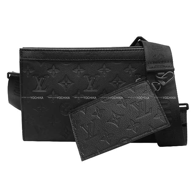 LOUIS VUITTON Shoulder bag Gaston Wearable Wallet Monogram Shadow Matte Black Hardware M81115[BRAND NEW][Authentic]