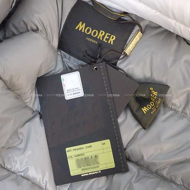 2023 AW NEW  MooRER PEGASO-CWR 3way Down coat #44 MARMO Virgin wool/Natural down 44 Silver HW[EXCELLENT][Authentic]