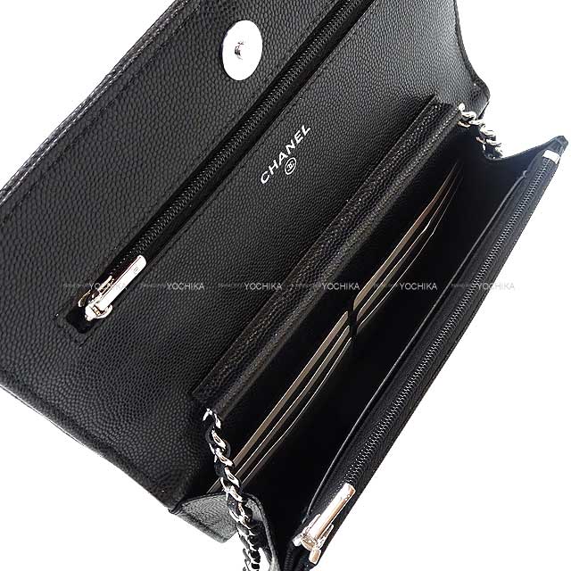 2024 Cruise Collection NEW CHANEL Shoulder bag CHANEL 19 Matelasse Chain Wallet Noir (Black) Graind Calf(Caviarskin) Silver HW AP3709[BRAND NEW][Authentic]