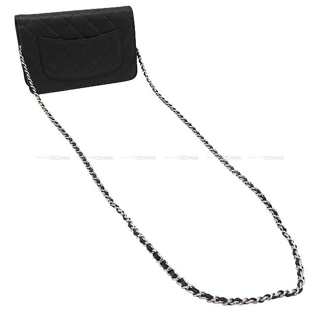 2024 Cruise Collection NEW CHANEL Shoulder bag CHANEL 19 Matelasse Chain Wallet Noir (Black) Graind Calf(Caviarskin) Silver HW AP3709[BRAND NEW][Authentic]