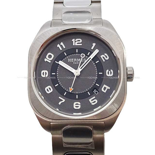 HERMES Watches Men H08 42MM SPI.741.300 Automatic Gray/Silver Titan Silver HW[BRAND NEW][Authentic]