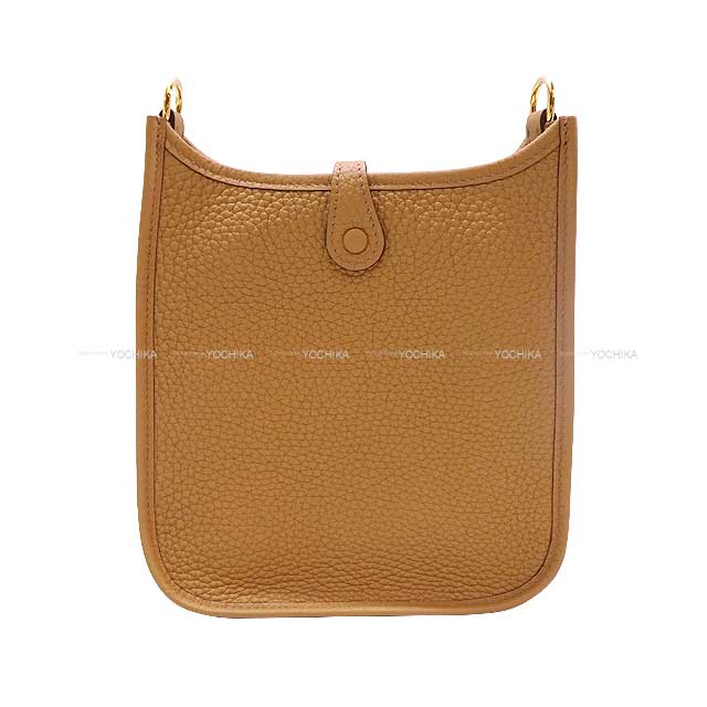 HERMES Shoulder bag Evelyne 16 TPM Amazon Sangles Allegro Biscuit/Cornaline/Gold/Blanc (White) Taurillon Clemence Gold HW Stamp U[EXCELLENT][Authentic]