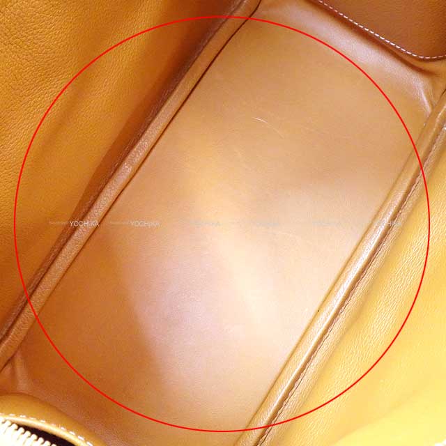 [Pre-loved] HERMES Shoulder bag Lindy 26 Toffee Evercolor Gold HW Stamp A[USED SA][Authentic]