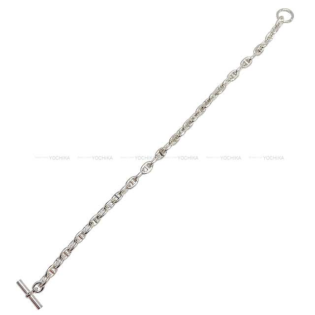 HERMES necklace Chaine D'ancre MM 36links Silver Silver925 Silver HW[ALMOST NEW][Authentic]